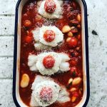 Cod & Choizo Bake - about to go in oven